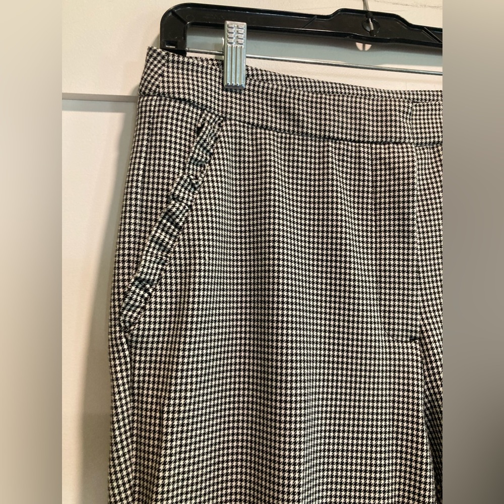 Zara Basic Collection Houndstooth Pants - Picture 2 of 8